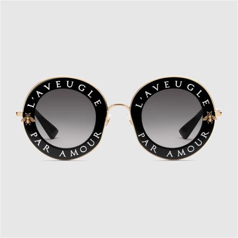 gucci metal frame sunglasses|gucci 53mm designer sunglasses.